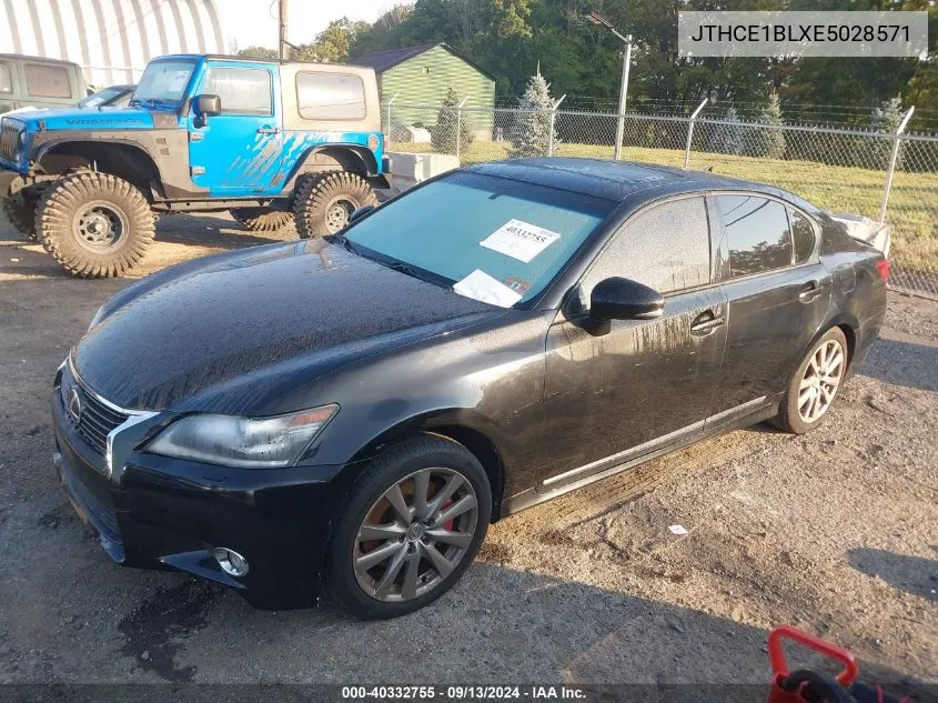 JTHCE1BLXE5028571 2014 Lexus Gs 350