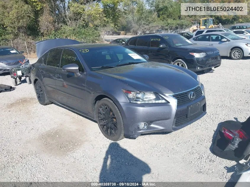 2014 Lexus Gs 350 350 VIN: JTHCE1BL0E5024402 Lot: 40359738