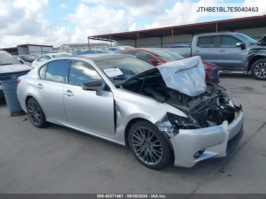 2014 Lexus Gs 350 VIN: JTHBE1BL7E5040463 Lot: 40371461