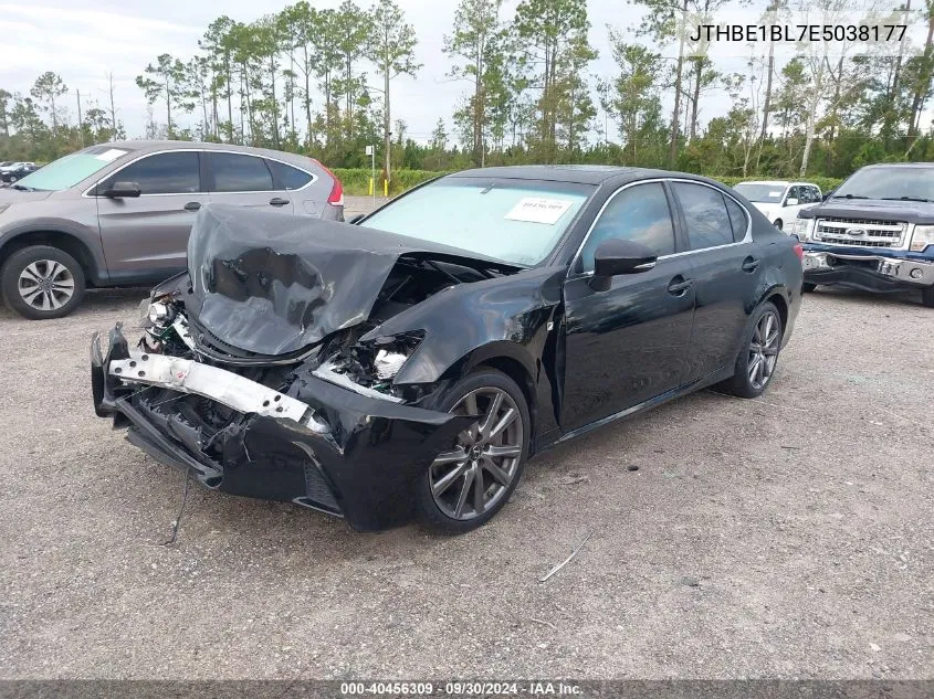 2014 Lexus Gs 350 VIN: JTHBE1BL7E5038177 Lot: 40456309