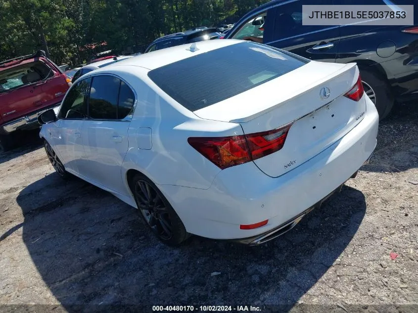 2014 Lexus Gs 350 VIN: JTHBE1BL5E5037853 Lot: 40480170