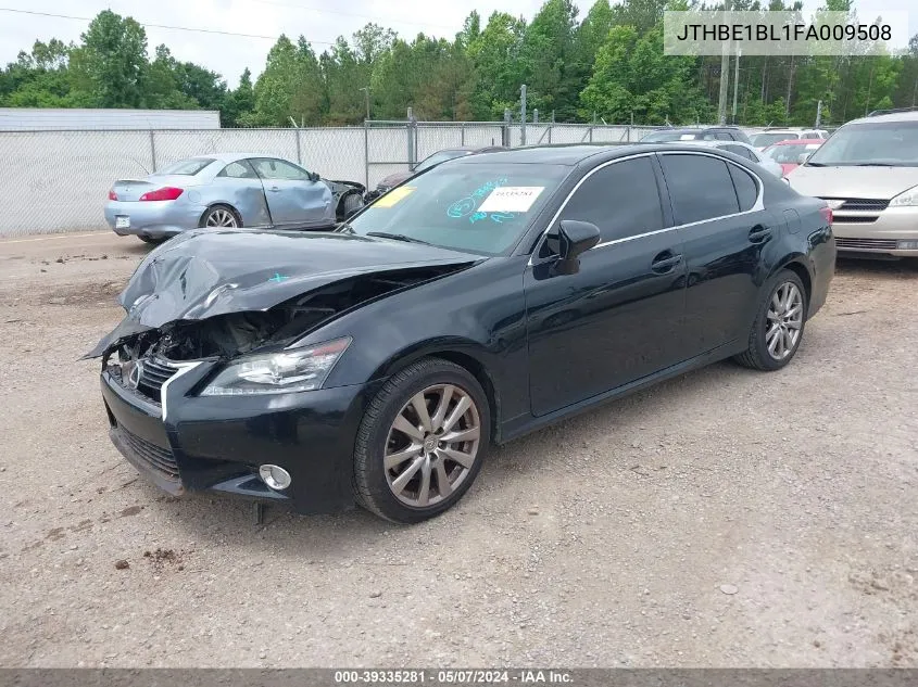 2015 Lexus Gs 350 VIN: JTHBE1BL1FA009508 Lot: 39335281