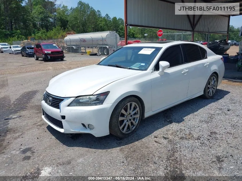 2015 Lexus Gs 350 VIN: JTHBE1BL5FA011195 Lot: 39413347