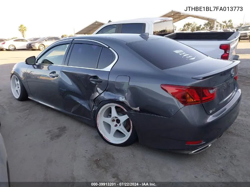 2015 Lexus Gs 350 VIN: JTHBE1BL7FA013773 Lot: 39913201