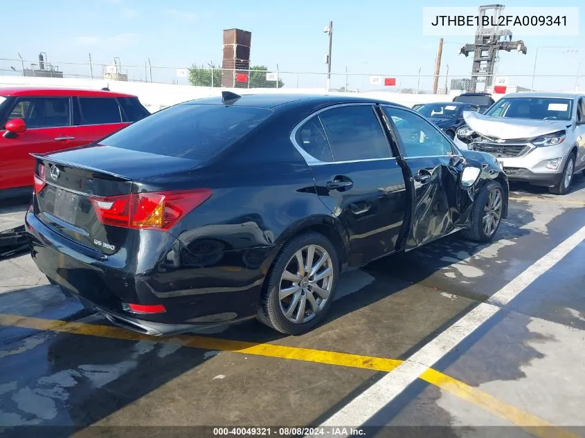 2015 Lexus Gs 350 VIN: JTHBE1BL2FA009341 Lot: 40049321