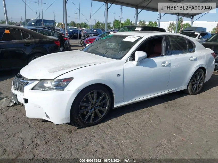 JTHBE1BL2FA009940 2015 Lexus Gs 350