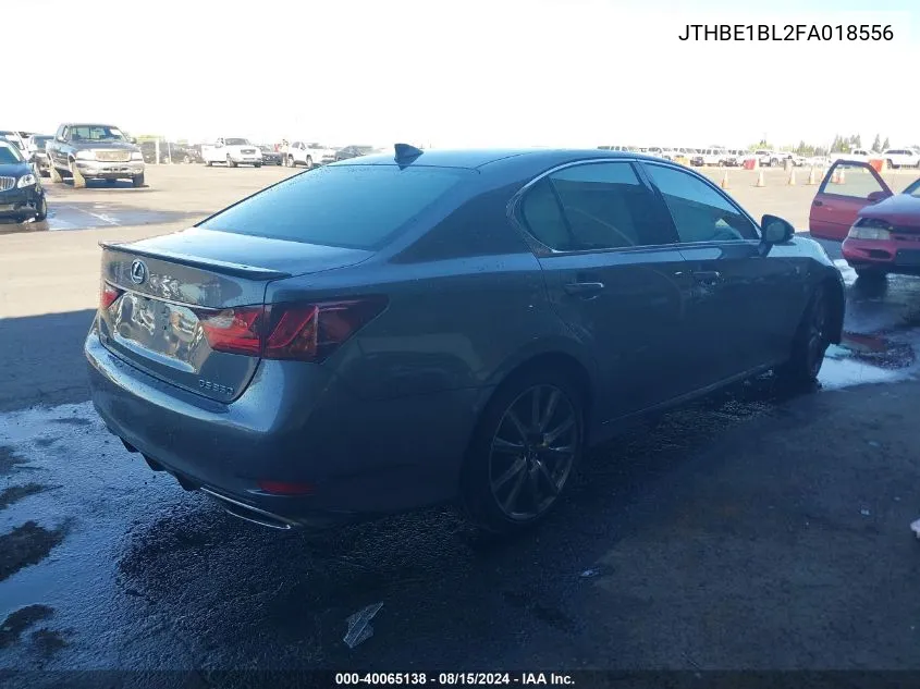 2015 Lexus Gs 350 VIN: JTHBE1BL2FA018556 Lot: 40065138