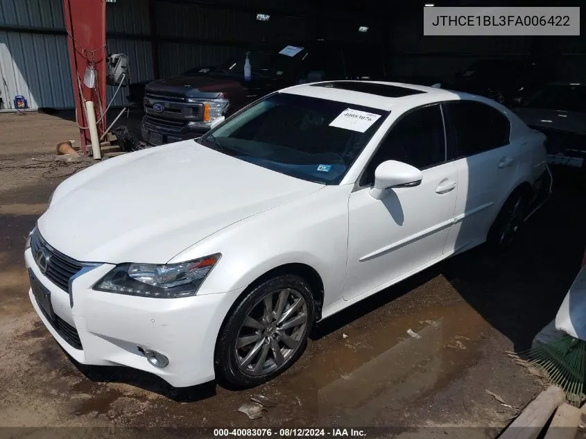 JTHCE1BL3FA006422 2015 Lexus Gs 350