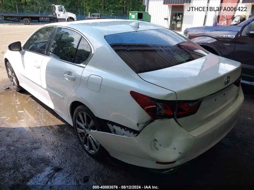 JTHCE1BL3FA006422 2015 Lexus Gs 350