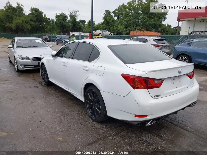 JTHCE1BL4FA001519 2015 Lexus Gs 350