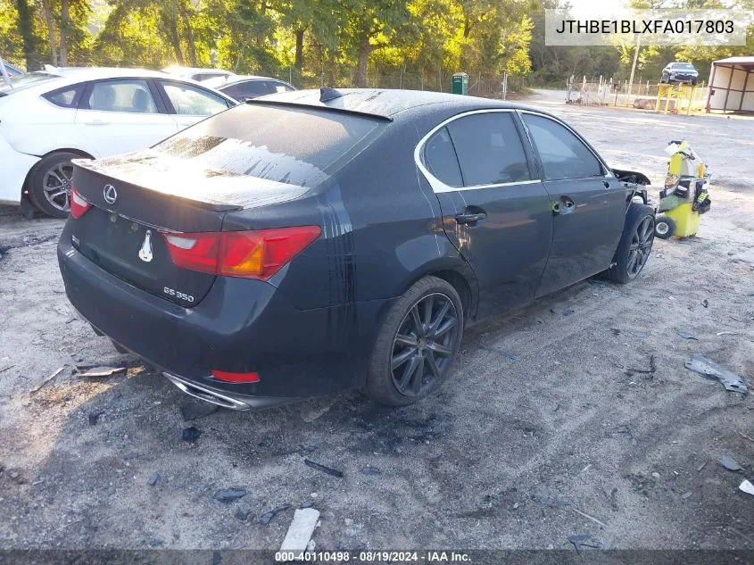 JTHBE1BLXFA017803 2015 Lexus Gs 350