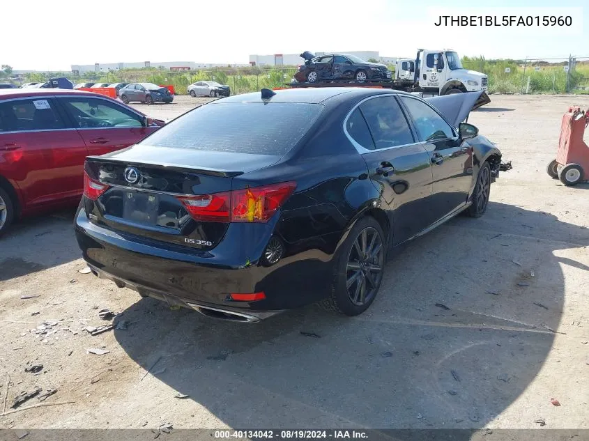 JTHBE1BL5FA015960 2015 Lexus Gs 350