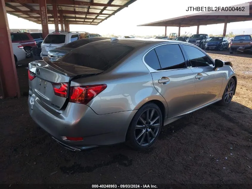 JTHBE1BL2FA000462 2015 Lexus Gs 350