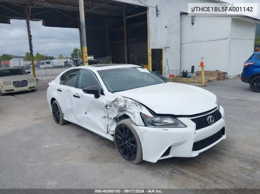 2015 Lexus Gs 350 Crafted Line VIN: JTHCE1BL5FA001142 Lot: 40360193