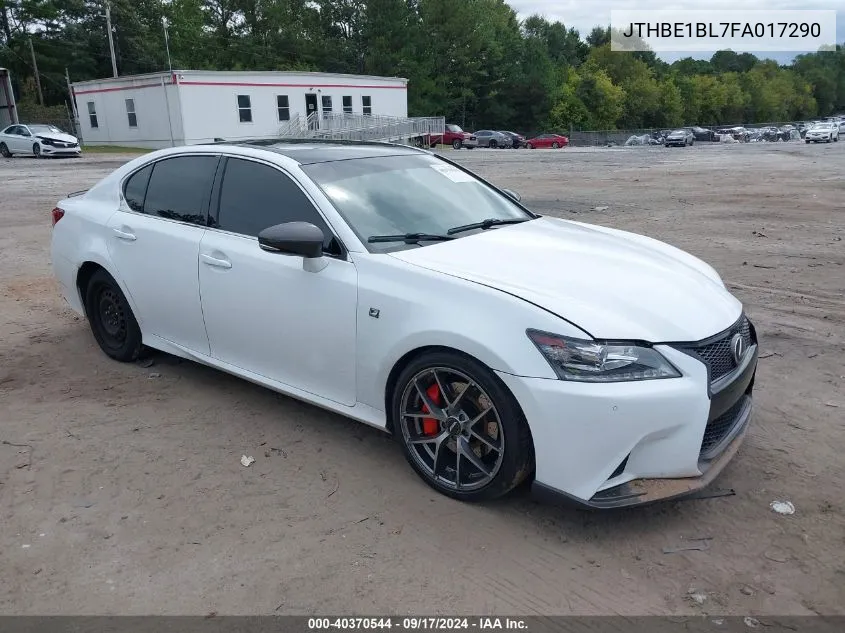 2015 Lexus Gs 350 VIN: JTHBE1BL7FA017290 Lot: 40370544