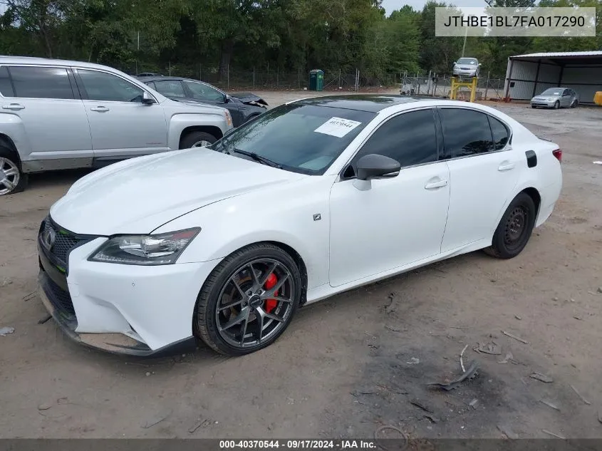 2015 Lexus Gs 350 VIN: JTHBE1BL7FA017290 Lot: 40370544