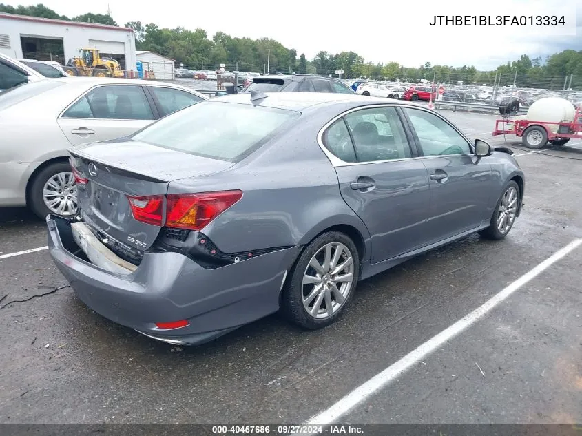 2015 Lexus Gs 350 VIN: JTHBE1BL3FA013334 Lot: 40457686