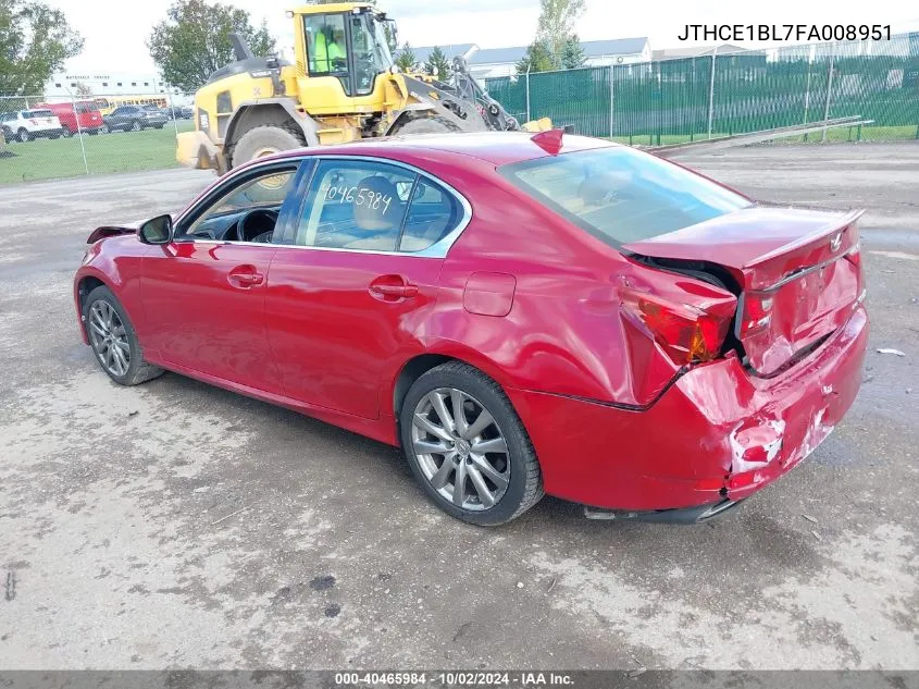 JTHCE1BL7FA008951 2015 Lexus Gs 350