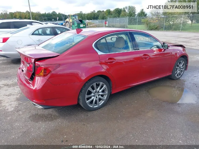 JTHCE1BL7FA008951 2015 Lexus Gs 350