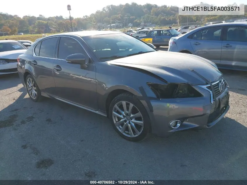 2015 Lexus Gs 350 VIN: JTHCE1BL5FA003571 Lot: 40706582