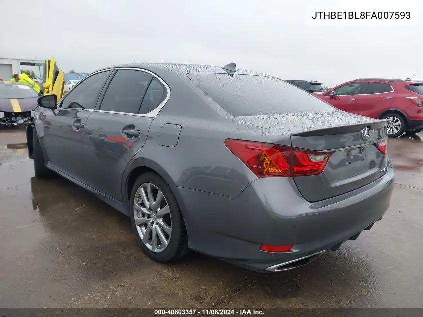 2015 Lexus Gs 350 VIN: JTHBE1BL8FA007593 Lot: 40803357