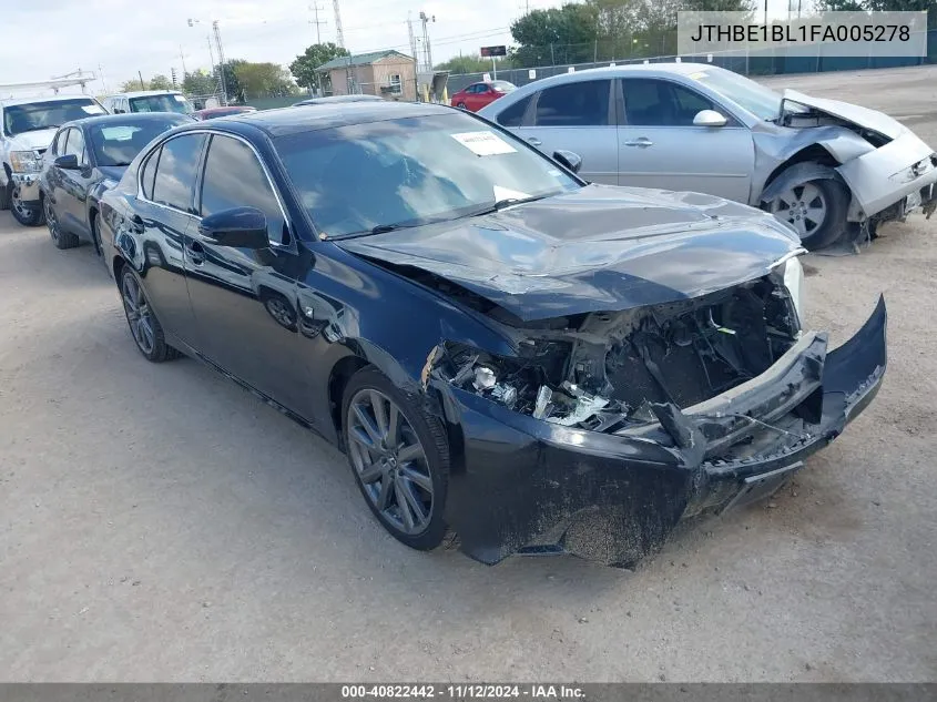 JTHBE1BL1FA005278 2015 Lexus Gs 350