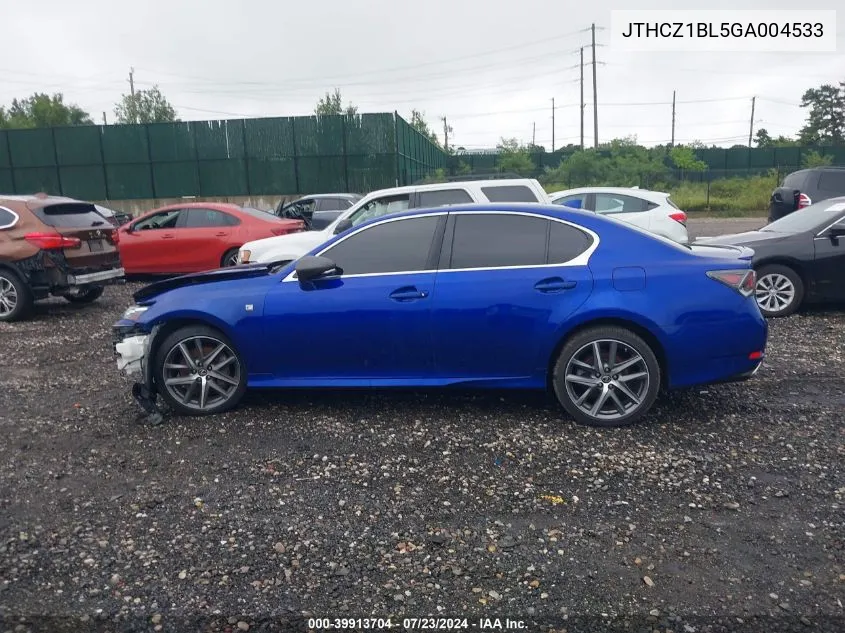 JTHCZ1BL5GA004533 2016 Lexus Gs 350