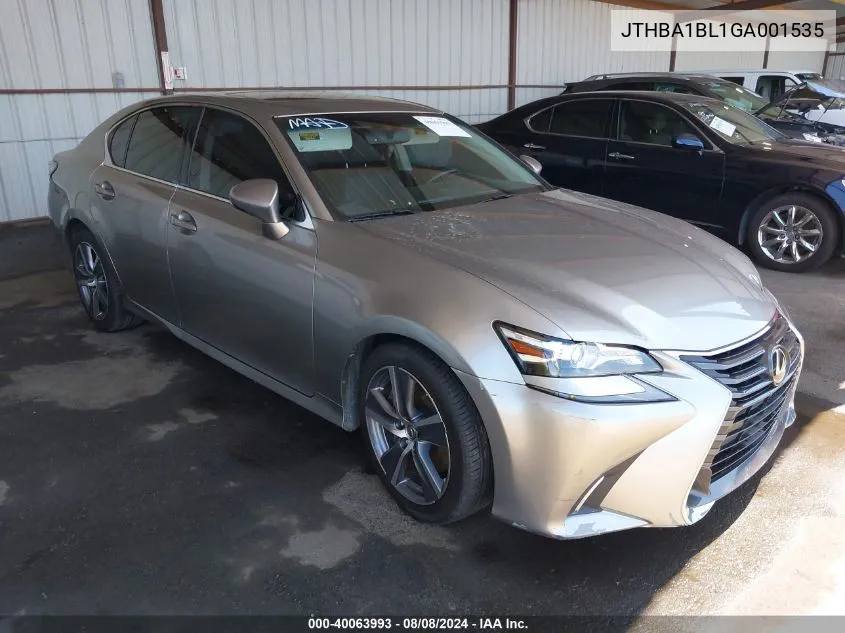 JTHBA1BL1GA001535 2016 Lexus Gs 200T