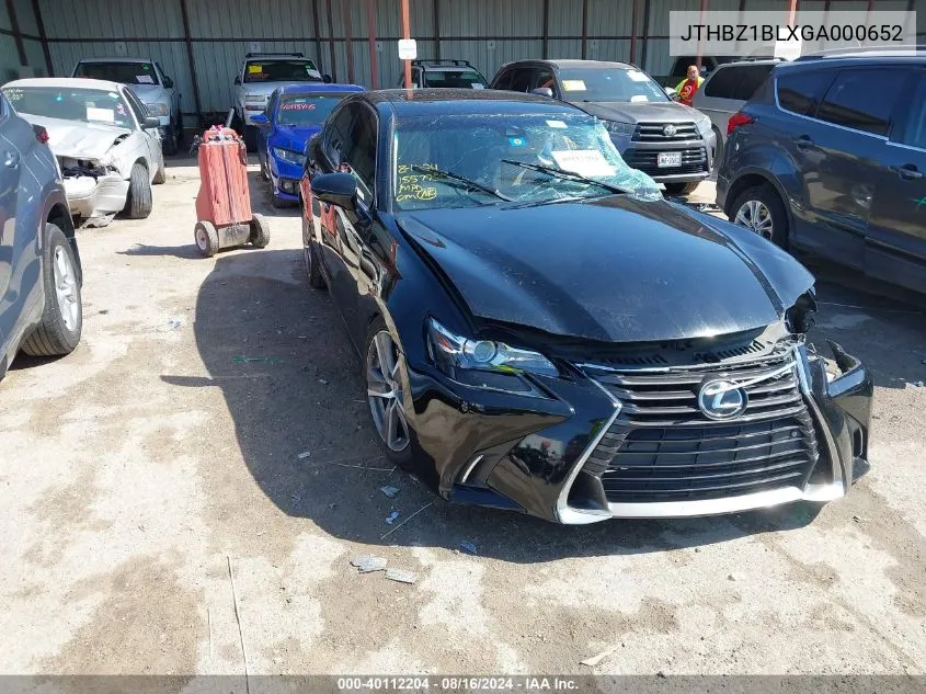 JTHBZ1BLXGA000652 2016 Lexus Gs 350