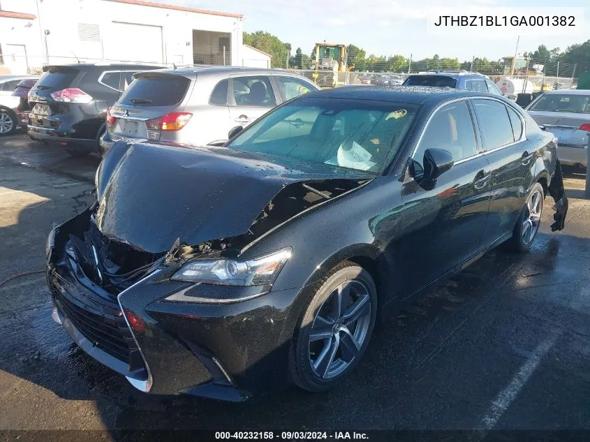 2016 Lexus Gs 350 VIN: JTHBZ1BL1GA001382 Lot: 40232158