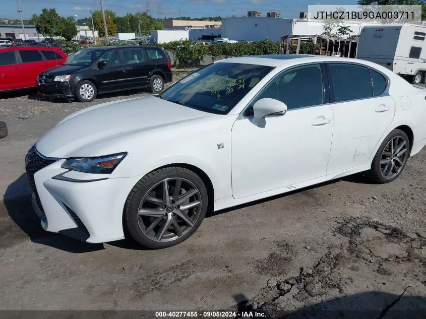 JTHCZ1BL9GA003711 2016 Lexus Gs 350