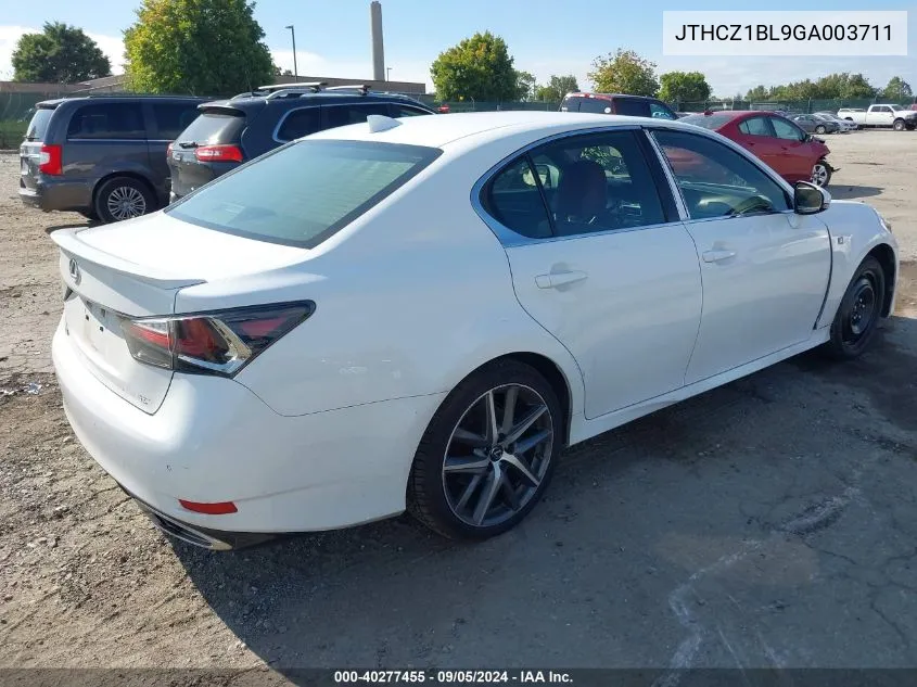 JTHCZ1BL9GA003711 2016 Lexus Gs 350