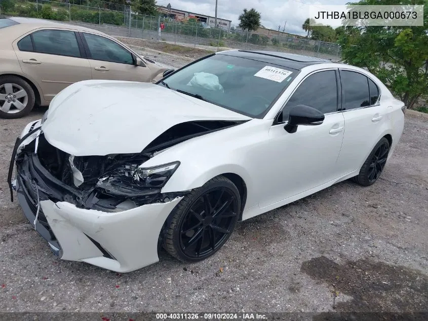 JTHBA1BL8GA000673 2016 Lexus Gs 200T 200T Base/200T F Sport