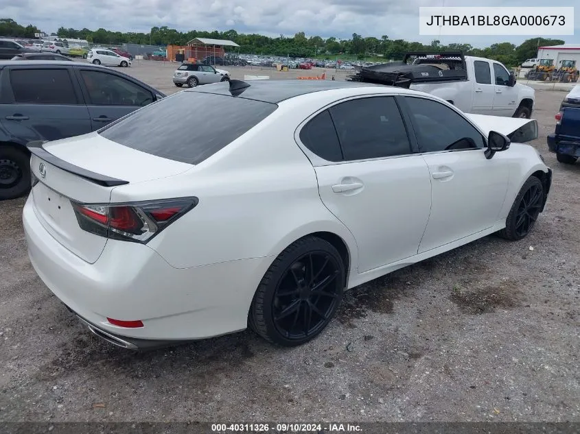 JTHBA1BL8GA000673 2016 Lexus Gs 200T 200T Base/200T F Sport