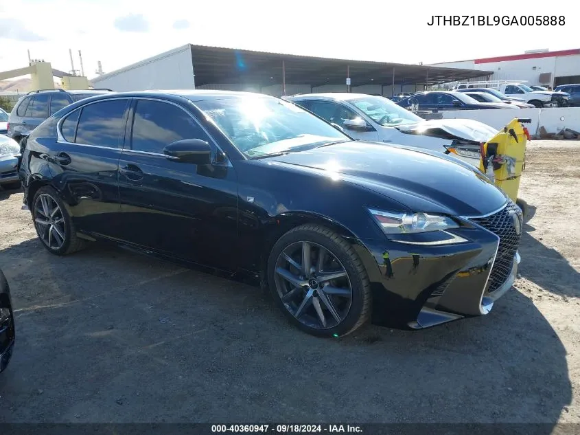 JTHBZ1BL9GA005888 2016 Lexus Gs 350 F Sport