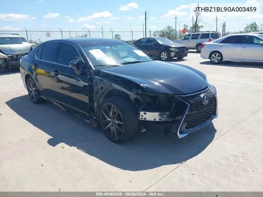 2016 Lexus Gs 350 F Sport VIN: JTHBZ1BL9GA003459 Lot: 40365269