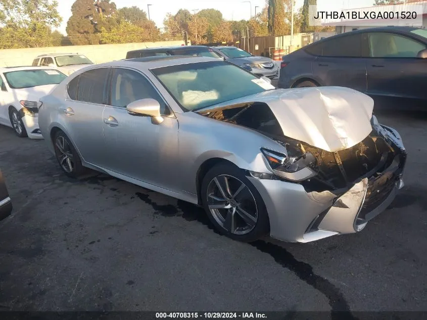 2016 Lexus Gs 200T VIN: JTHBA1BLXGA001520 Lot: 40708315