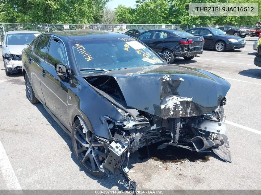 2018 Lexus Gs 350 F Sport VIN: JTHBZ1BL9JA016512 Lot: 39711438