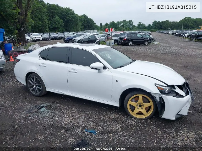 2018 Lexus Gs 350 F Sport VIN: JTHBZ1BL9JA015215 Lot: 39979071