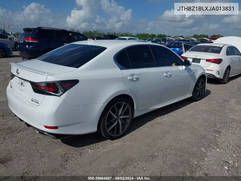 JTHBZ1BLXJA013831 2018 Lexus Gs 350 F Sport