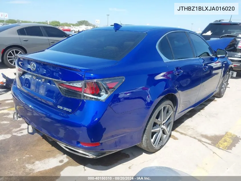 JTHBZ1BLXJA016020 2018 Lexus Gs 350 F Sport