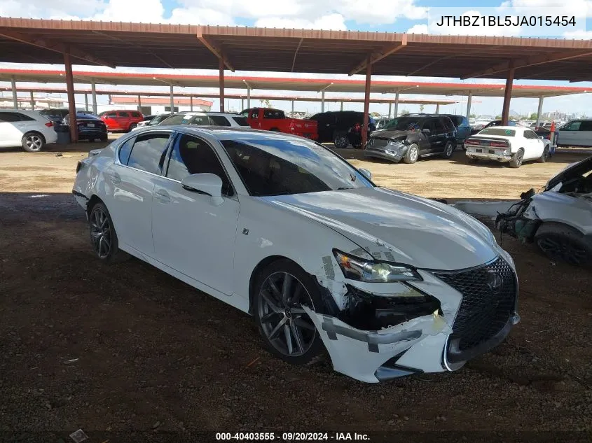 2018 Lexus Gs 350 F Sport VIN: JTHBZ1BL5JA015454 Lot: 40403555