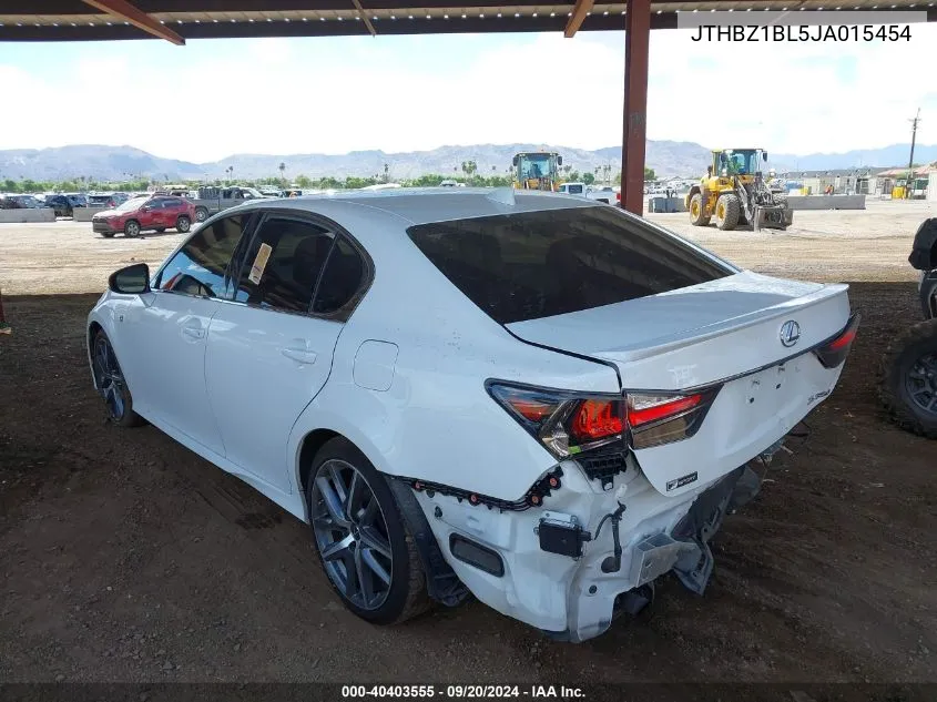 2018 Lexus Gs 350 F Sport VIN: JTHBZ1BL5JA015454 Lot: 40403555