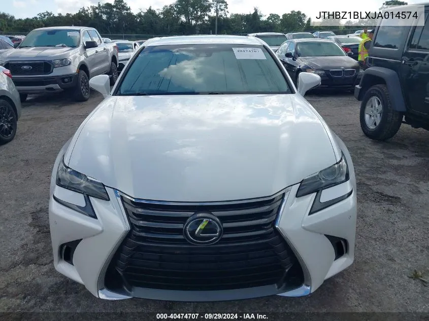 2018 Lexus Gs 350 Base/350 F Sport VIN: JTHBZ1BLXJA014574 Lot: 40474707