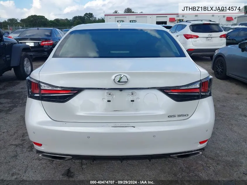 2018 Lexus Gs 350 Base/350 F Sport VIN: JTHBZ1BLXJA014574 Lot: 40474707