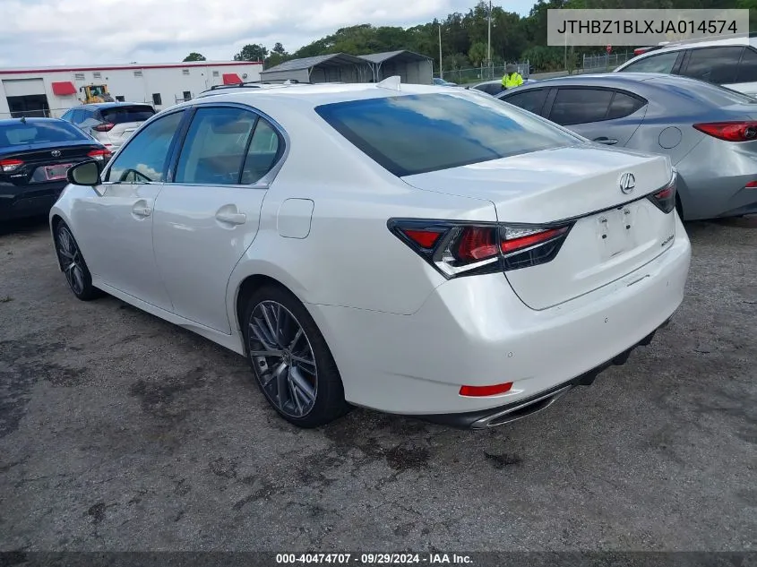 2018 Lexus Gs 350 Base/350 F Sport VIN: JTHBZ1BLXJA014574 Lot: 40474707