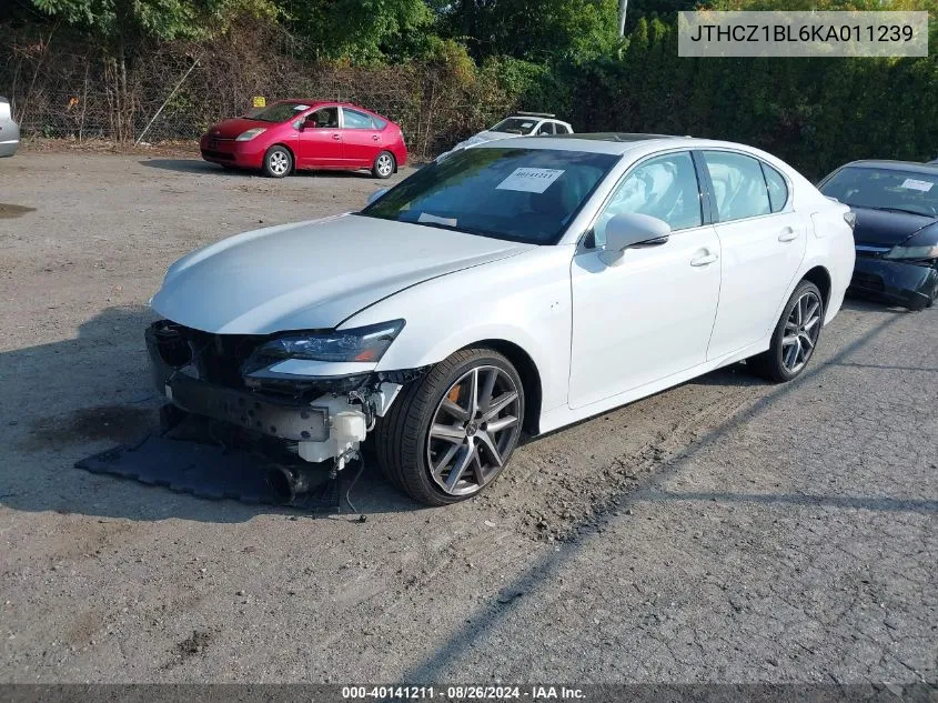 2019 Lexus Gs 350 F Sport VIN: JTHCZ1BL6KA011239 Lot: 40141211