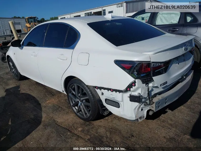 JTHEZ1BL9LA020639 2020 Lexus Gs 350 F Sport