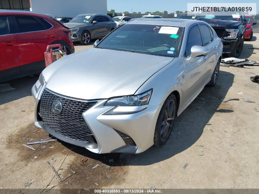 2020 Lexus Gs 350 F Sport VIN: JTHEZ1BL7LA019859 Lot: 40338593