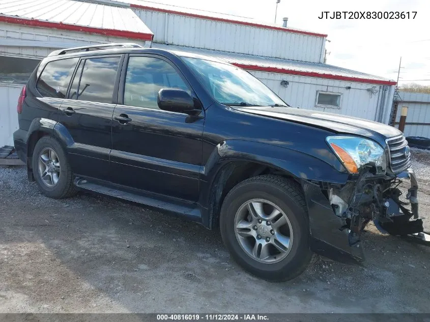 JTJBT20X830023617 2003 Lexus Gx 470